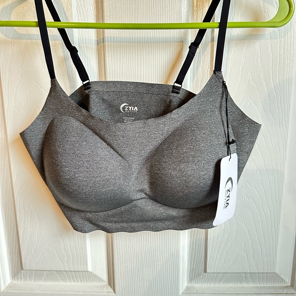 ZYIA Charcoal Sports Bra